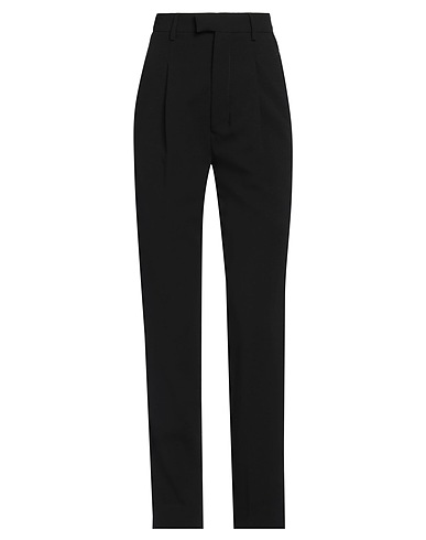 AMI ALEXANDRE MATTIUSSI Pantalone Nero 65% Poliestere, 35% Cotone