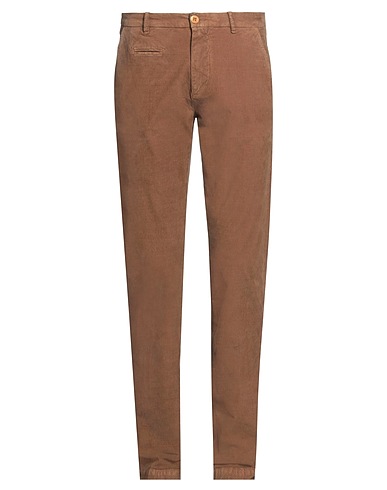 UNIFORM Casual trouser Brown 98% Cotton, 2% Elastane