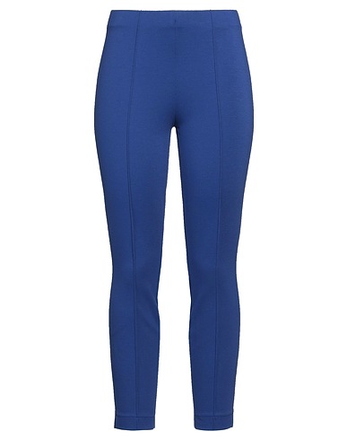 PAMELA HENSON Casual trouser Blue 65% Viscose, 30% Polyamide, 5% Elastane