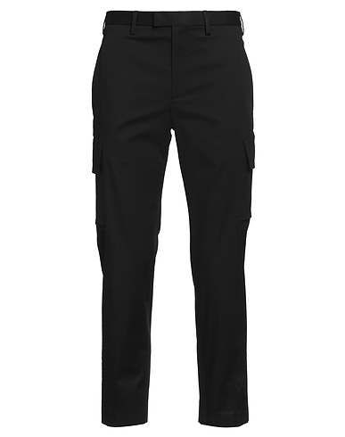 NEIL BARRETT Casual trouser Black 97% Cotton, 3% Elastane