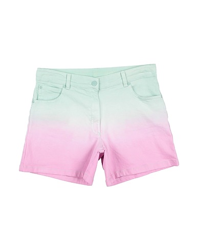 STELLA McCARTNEY KIDS Shorts & Bermuda Light green 98% Cotton, 2% Elastane