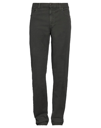 ALBERTO Pantalone Verde scuro 98% Cotone, 2% Elastan