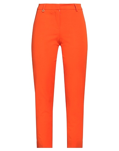 PAMELA HENSON Casual trouser Orange 95% Cotton, 5% Elastane