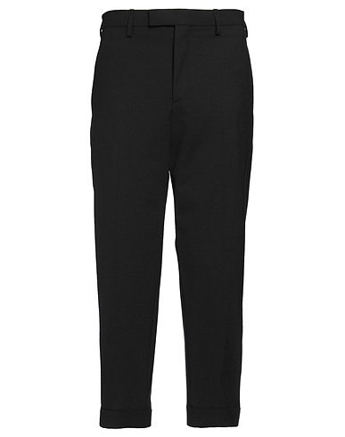 NEIL BARRETT Casual trouser Black 53% Polyester, 43% Virgin Wool, 4% Elastane