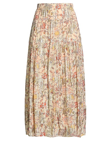 BA&SH Midi skirt Ivory 82% Viscose, 18% Metallic fiber