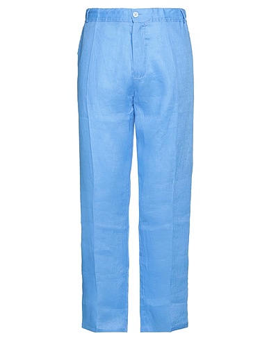 FRANZESE COLLECTION Casual trouser Azure 100% Linen