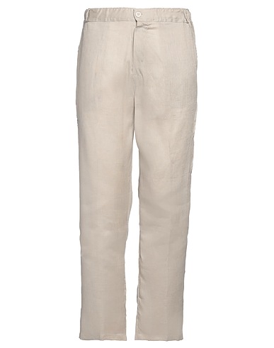 FRANZESE COLLECTION Pantalone Beige 100% Lino