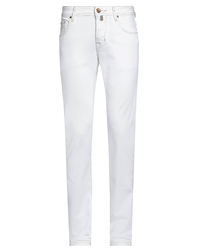 JACOB COHЁN Jeans Weiß 93% Baumwolle, 5% Elastomultiester, 2% Elastan