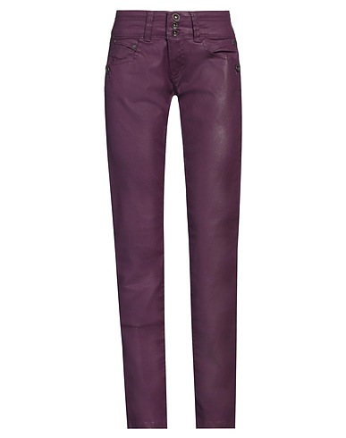 FREEMAN T.PORTER Casual trouser Plum 97% Cotton, 3% Elastane
