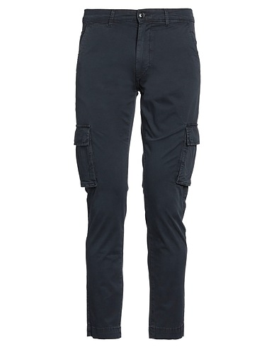 LIU •JO MAN Casual trouser Midnight blue 98% Cotton, 2% Elastane