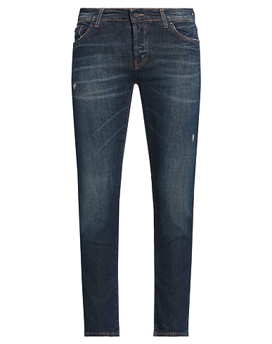 MESSAGERIE Denim trousers Blue 98% Cotton, 2% Elastane