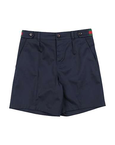 GUCCI Shorts & Bermuda Blu notte 98% Cotone, 2% Elastan, Poliestere