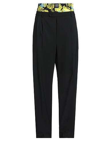 MSGM Casual pants Black 96% Virgin Wool, 4% Elastane