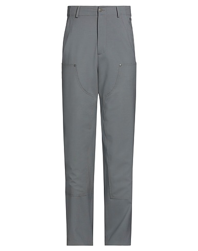 MSGM Casual pants Grey 96% Virgin Wool, 4% Elastane