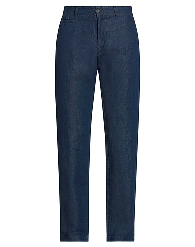 MESSAGERIE Denim pants 63% Cotton, 37% Linen