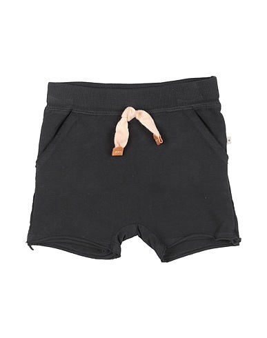 1 + IN THE FAMILY Shorts & Bermuda Charcoal 95% Cotton, 5% Elastane