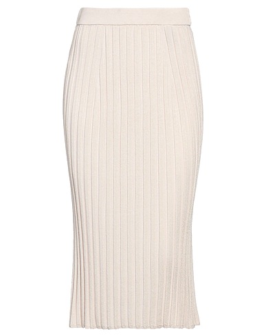 JOSEPH Midi skirt Cream 92% Viscose, 6% Polyester, 2% Polyamide