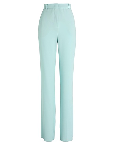 MAX MARA STUDIO Pantalone Celeste 100% Lana Vergine