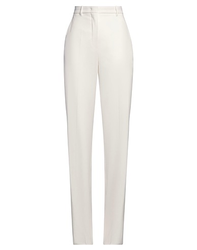MAX MARA STUDIO Casual pants Ivory 100% Virgin Wool