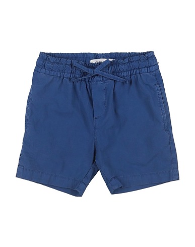 MANUEL RITZ Shorts & Bermuda Blue 97% Cotton, 3% Elastane