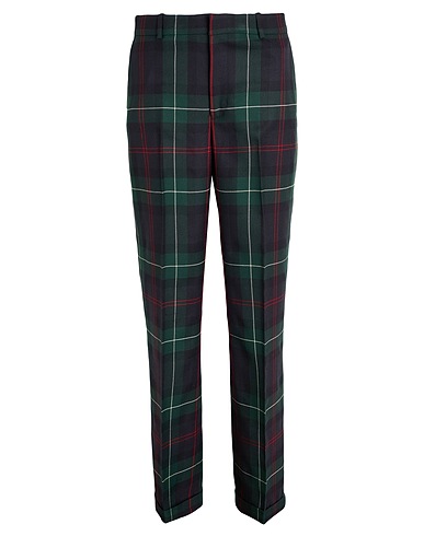 POLO RALPH LAUREN Casual trouser Dark green 100% Wool