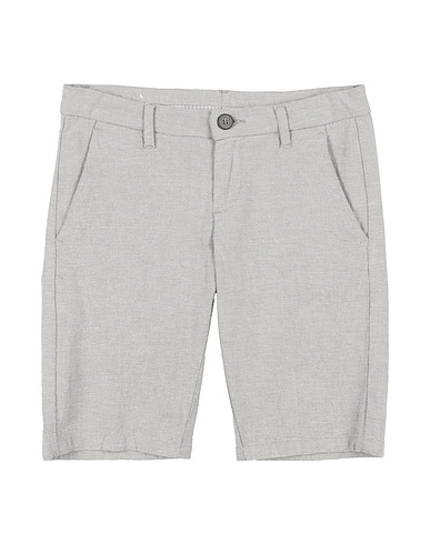 EDDIE PEN Shorts & Bermuda Grigio chiaro 88% Cotone, 9% Elastomultiestere, 3% Elastan