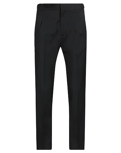 LOW BRAND Casual pants Black 100% Virgin Wool