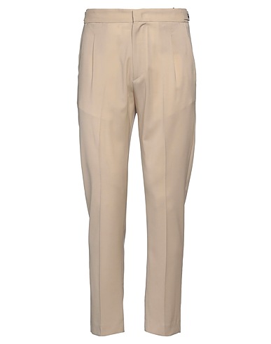 LOW BRAND Casual pants Sand 100% Virgin Wool