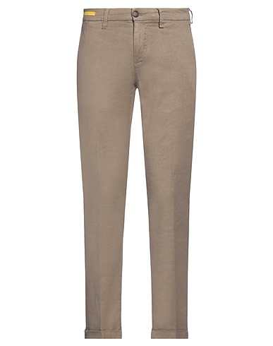 RE_HASH Casual trouser Grey 49% Linen, 48% Cotton, 3% Elastane