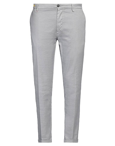 RE_HASH Casual pants Light grey 49% Linen, 48% Cotton, 3% Elastane