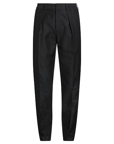 FENDI Casual trouser Black 59% Cotton, 27% Hemp, 14% Polyester