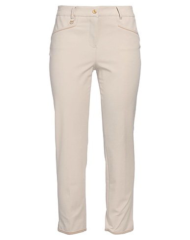 PAMELA HENSON Casual pants Ivory 95% Cotton, 5% Elastane