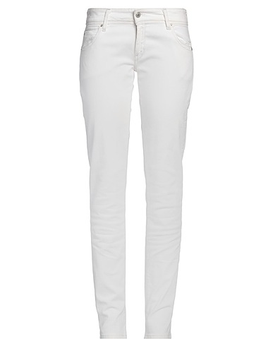 LEVI'S Denim trousers White 98% Cotton, 2% Elastane