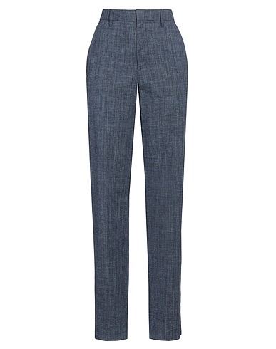 ISABEL MARANT Casual trouser Blue 48% Virgin Wool, 40% Cotton, 10% Linen, 2% Elastane
