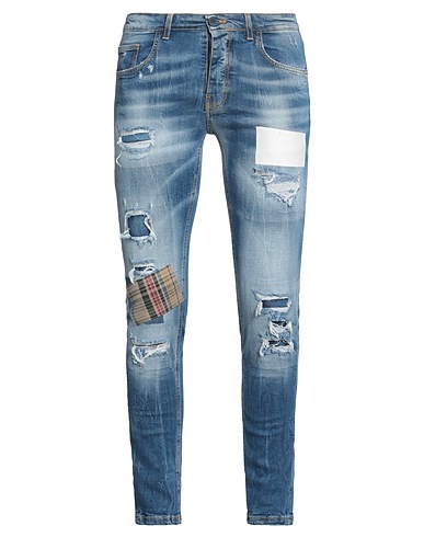 EN AVANCE Denim pants Blue 98% Cotton, 2% Elastane