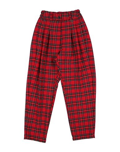 SOUVENIR Hosen Rot 63% Polyester, 34% Viskose, 3% Elastan, Baumwolle