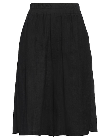 THOM KROM Casual trouser Black 100% Linen, Cotton, Polyamide, Elastane