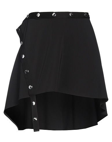 THE ATTICO Minifalda Negro 75% Acetato, 20% Poliamida, 5% Otras Fibras, Algodón, Poliéster