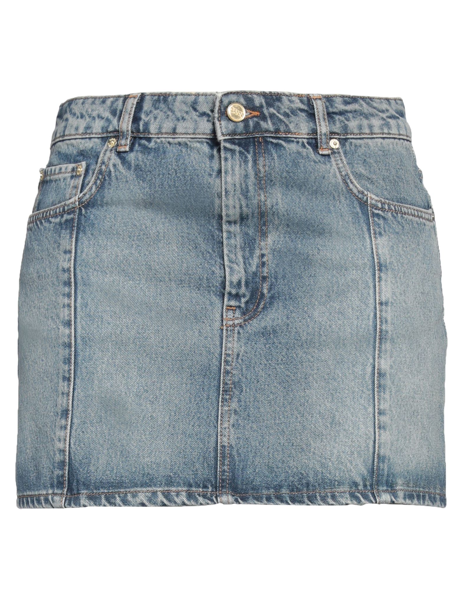 MM6 Maison Margiela デニムミニスカート MM6 / black twist denim mini skirt | JURK shop