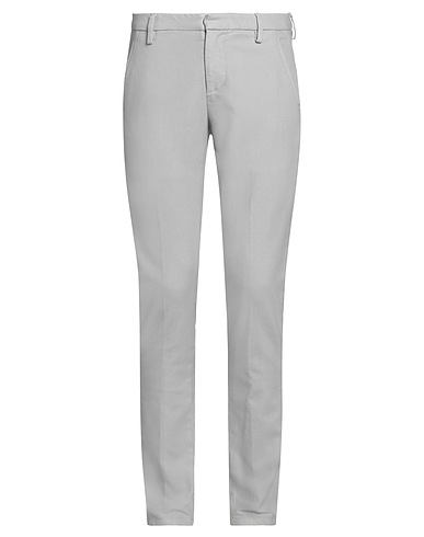 DONDUP Casual trouser Light grey 97% Cotton, 3% Elastane