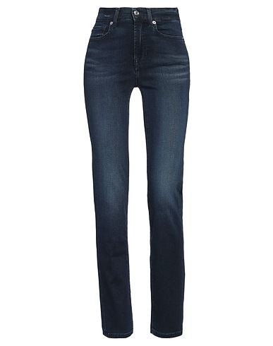 7 FOR ALL MANKIND Denim trousers Blue 45% Cotton, 22% Lyocell, 21% Polyester, 10% Viscose, 2% Elastane