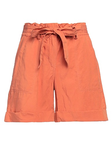 DES PETITS HAUTS Shorts & Bermuda Rust 71% Tencel™, 29% Linen