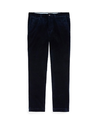 POLO RALPH LAUREN Pantalone STRETCH STRAIGHT FIT CORDUROY PANT
 Blu notte 99% Cotone, 1% Elastan