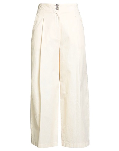 ALESSIA SANTI Casual trouser 52% Linen, 46% Cotton, 2% Elastane