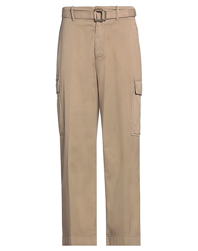 BERWICH Casual trouser Khaki 88% Cotton, 10% Silk, 2% Elastane