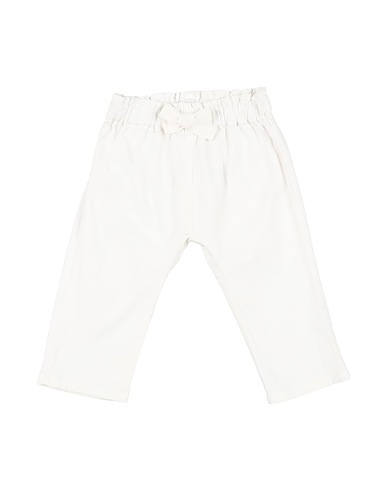 LARANJINHA Casual trouser White 97% Cotton, 3% Elastane