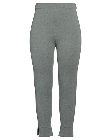 FEDELI Casual trouser Sage green 84% Cashmere, 16% Nylon