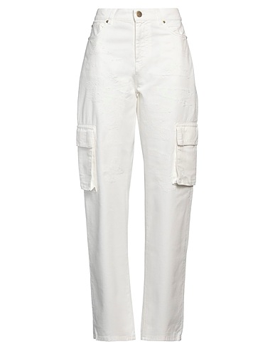 PINKO Pantalon en jean DENIM Blanc 100% Coton