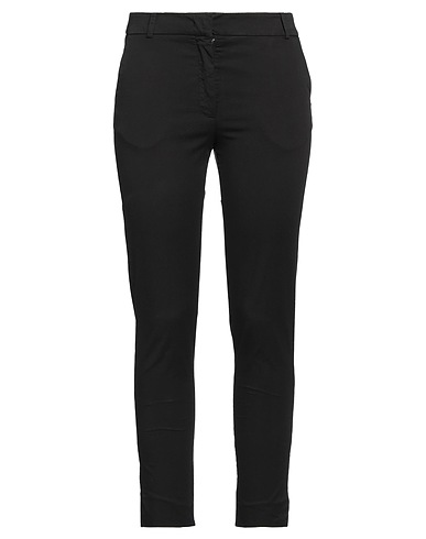 ROSSOPURO Casual trouser Black 97% Cotton, 3% Elastane