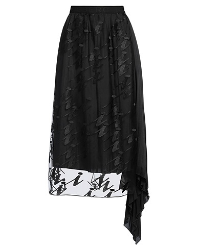ICEBERG Midi skirt Black 100% Polyester